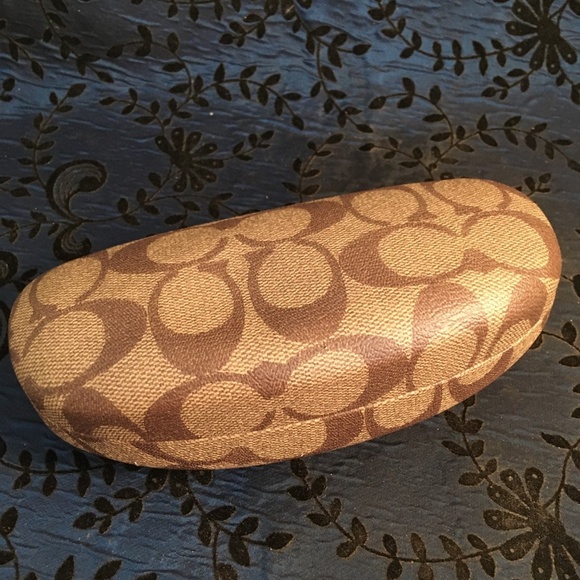 Coach Eye Glass Hard Case 6.25" - Picture 1 of 5